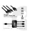 Hub Club 3D CAC-1630 USB Type-C + HDMI™ + MiniDP™ 12 to HDMI™ 4K60Hz HDR M/M Active Adapter 32AWG - nr 18