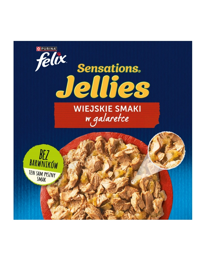 purina nestle Karma Felix Sensations Indyk Makrela jagnięc 12x85g główny