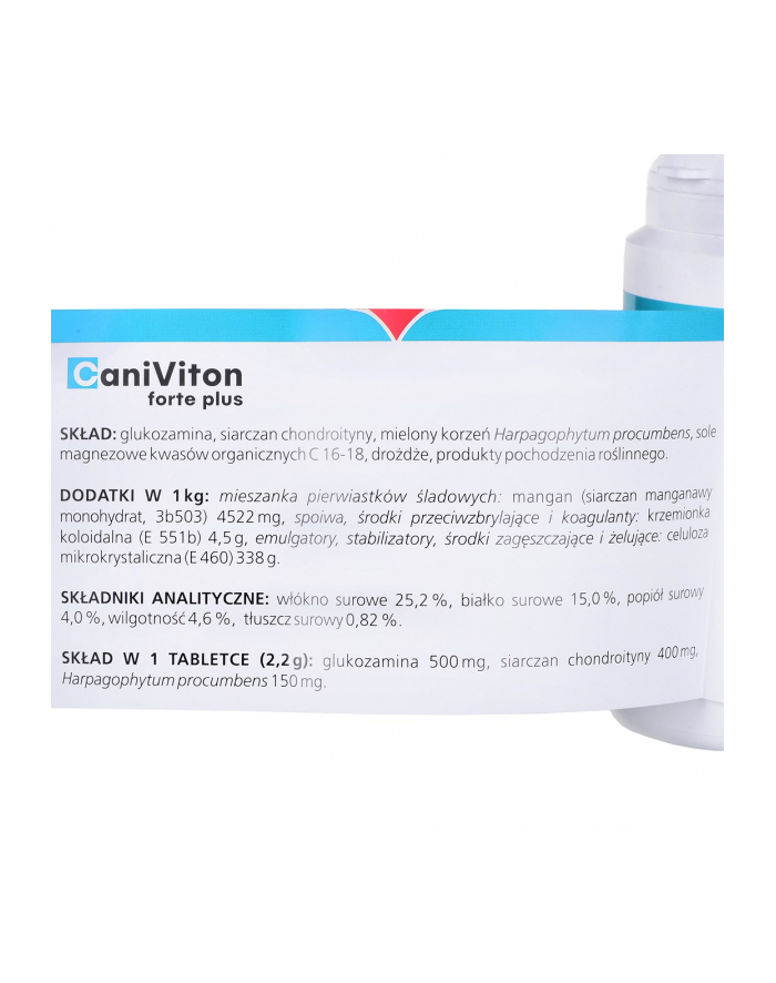 Vetoquinol Caniviton Forte Plus tabletki 90Tab główny