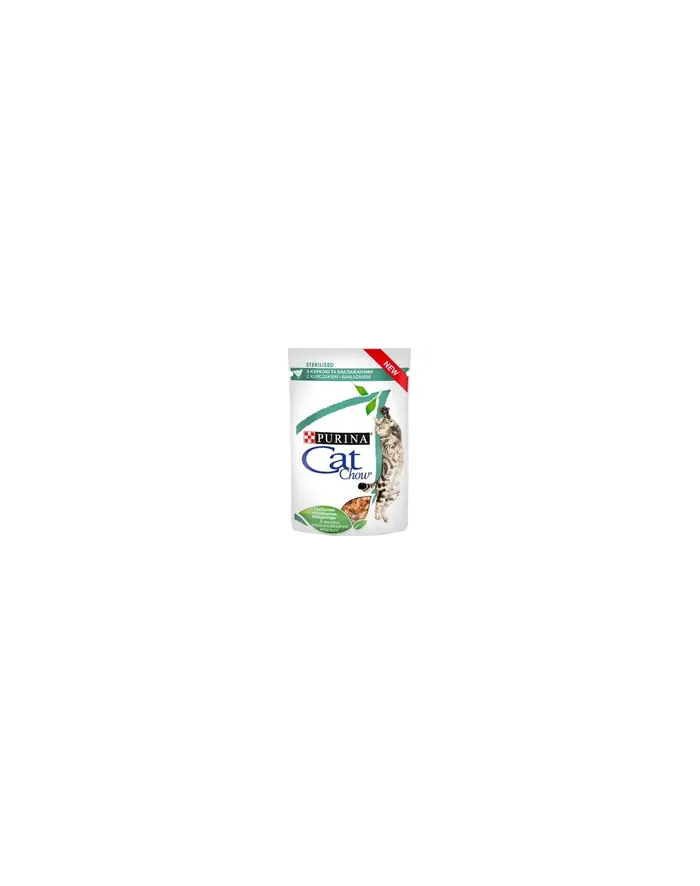 purina nestle CAT CHOW STERILISED GiG Kurczak Bakłażan w sosie 85 główny