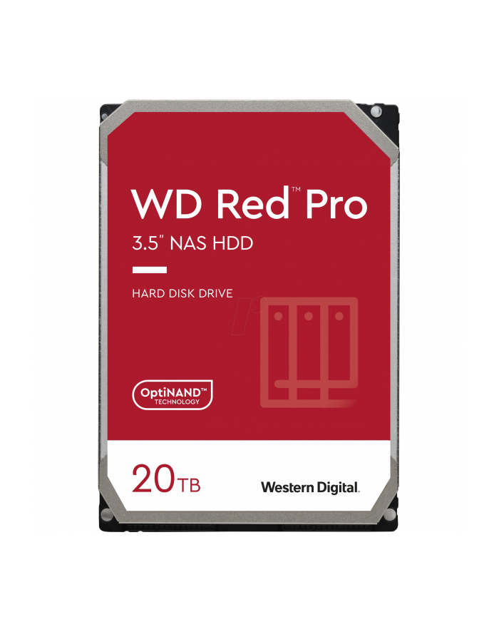 Dysk HDD WD Red Pro WD201KFGX (20 TB ; 35 ; 512 MB; 7200 obr/min) główny