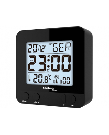techno line Budzik cyfrowy TECHNOLINE WT235B AIR Home Black