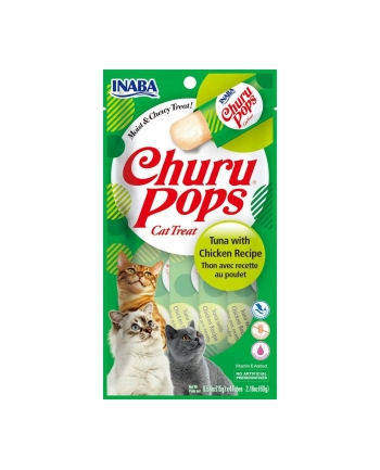 inaba Przysmak CHURU Pops Tuńczyk'Kurczak dla kota 4x14g