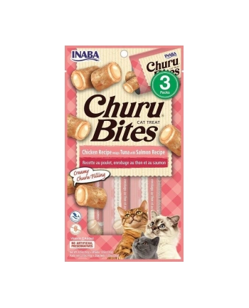 inaba Przysmak CHURU Bites Tuńczyk'Łosoś dla kota 3x10g