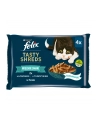 purina nestle FELIX Tasty Shreds z Łososiem i z Tuńczykiem 4x80g - nr 1