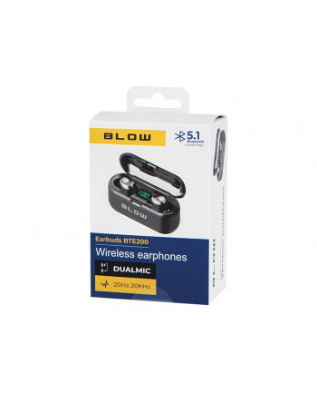 BLOW SŁUCHAWKI EARBUDS BTE200 BLACK