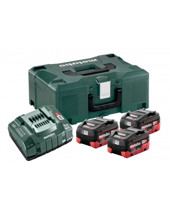 Zestaw akumulatory 3x55Ah+Ładow36V+Walizka METABO