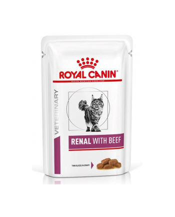 Royal Canin Vet Renal Feline With Beef 12X85g