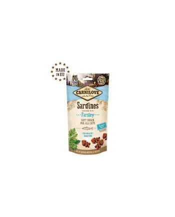 Carnilove Soft Moist Snack Sardine+Parsley kot 50g