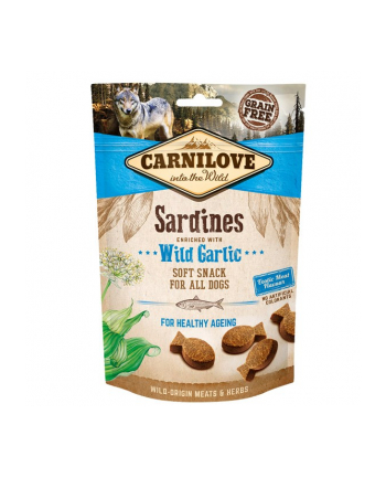 Carnilove Soft MSnack Sardines+WilGarl pies 200g