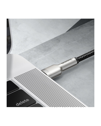 KABEL USB-C DO USB-C BAS(wersja europejska)S CAFULE  100W  1M (CZARNY) KABEL USB CATJK-C01 nr 1