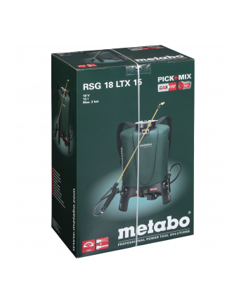 Opryskiwacz Bez aku/ład RSG 18 LTX 602038850 METABO