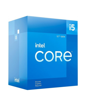 PROCESOR Intel Core i5-12400F 18M Cache to 440GHz