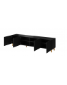 cama meble Szafka RTV PAFOS 200x40x52 czarny mat - nr 2