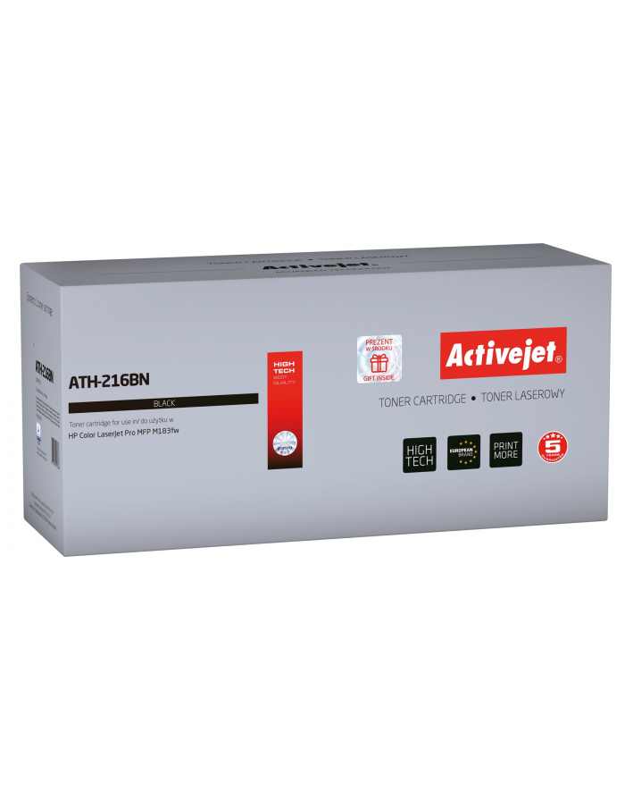 Toner Activejet ATH-216BN (zamiennik HP 216A W2410A; Supreme; 1050 stron; czarny) z chipem główny