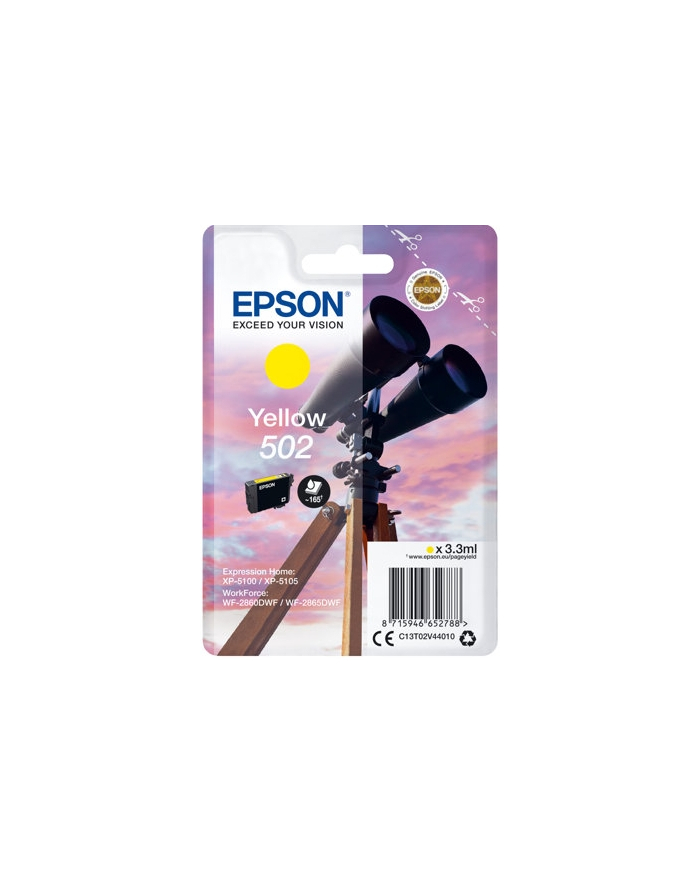 Epson Tusz Żółty C13T02V44010 główny