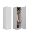 top e shop SZAFA GARD-EROBA DRZWI PÓŁKI SD-50 BIEL MAT - nr 4