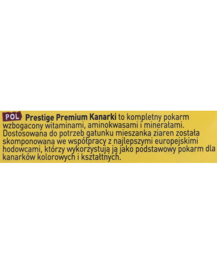 versele-laga VL Prestige Premium Canaries 800G dla Kanarka główny