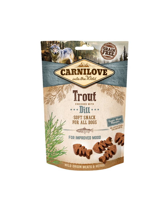 Carnilove Snack Trout Enriched ' Dill 200g główny