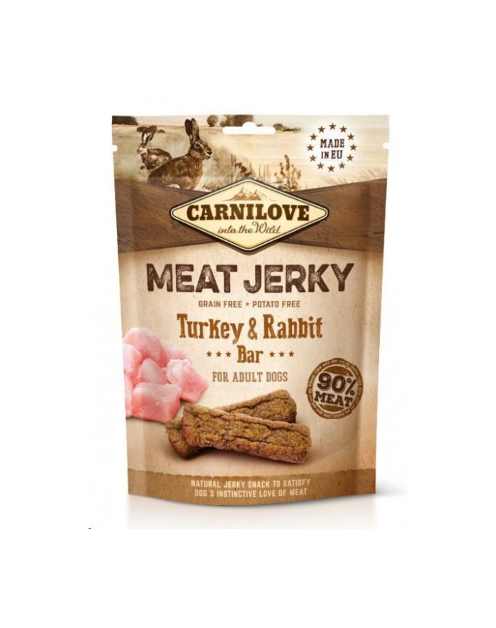 Carnilove Jerky Turkey ' Rabbit Bar 100g główny