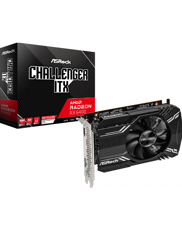 Karta graficzna Asrock RX 6400 Challenger ITX 4G główny