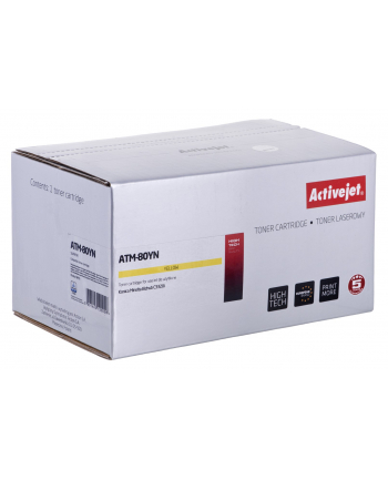 Toner Activejet ATM-80YN (zamiennik Konica Minolta TNP80Y; Supreme; 9000 stron; żółty)