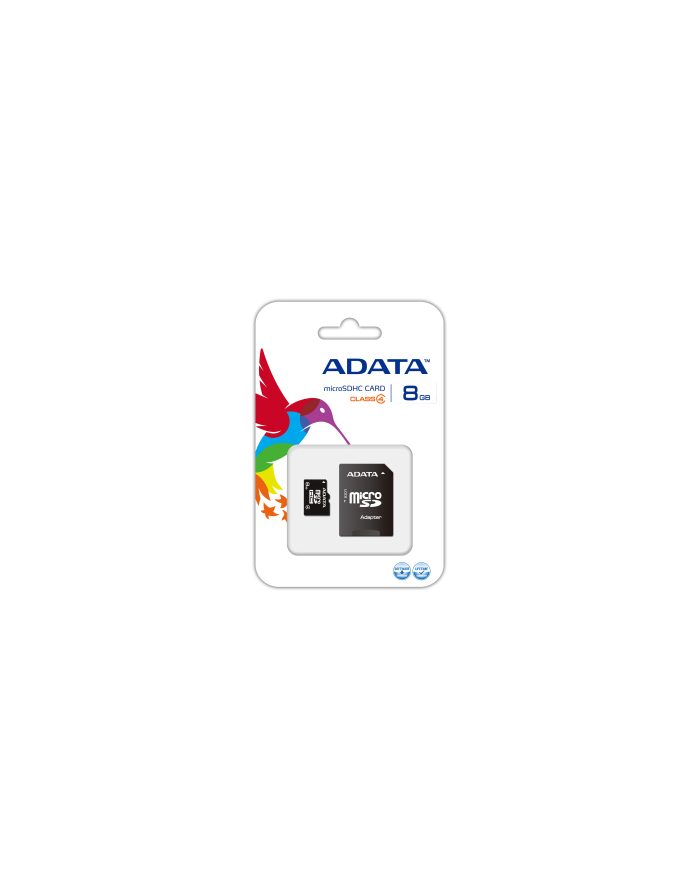 ADATA MicroSD karta 8GB (SDHC) Class4 + SD adapter główny