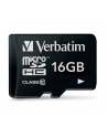 VERBATIM Micro Secure Digital SDHC Class10 Card 16GB - nr 20