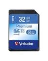 VERBATIM SecureDigital SDHC Class10 32GB - nr 32