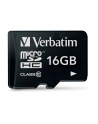 VERBATIM Micro Secure Digital SDHC Class10 Card 16GB - nr 24