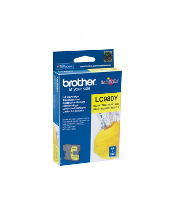 Atrament Brother LC980Y do DCP-145, 165; MFC-250, 290 Yellow 260 str.
