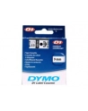 TAŚMA DYMO D1- 9MM X 7M CZARNY/PRZEZROCZYSTY (40910) - nr 20