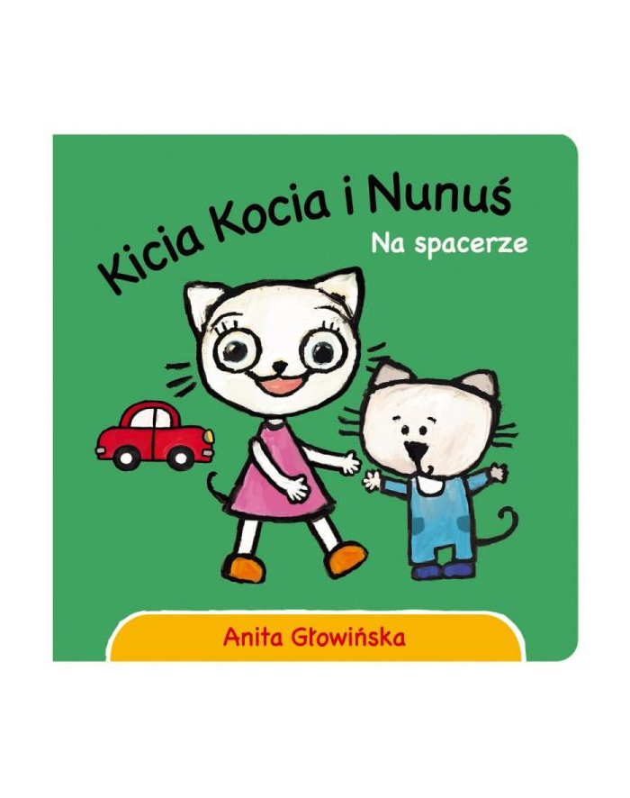 media rodzina Książeczka Kicia Kocia i Nunuś. Na spacerze główny
