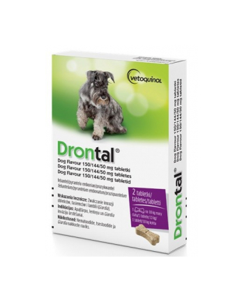 Vetoquinol Drontal tab odrobaczające pies do 10kg