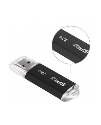 Pendrive Silicon Power Ultima II M01 32GB USB 20 kolor czarny ALU (SP032GBUF2M01V1K) nr 2