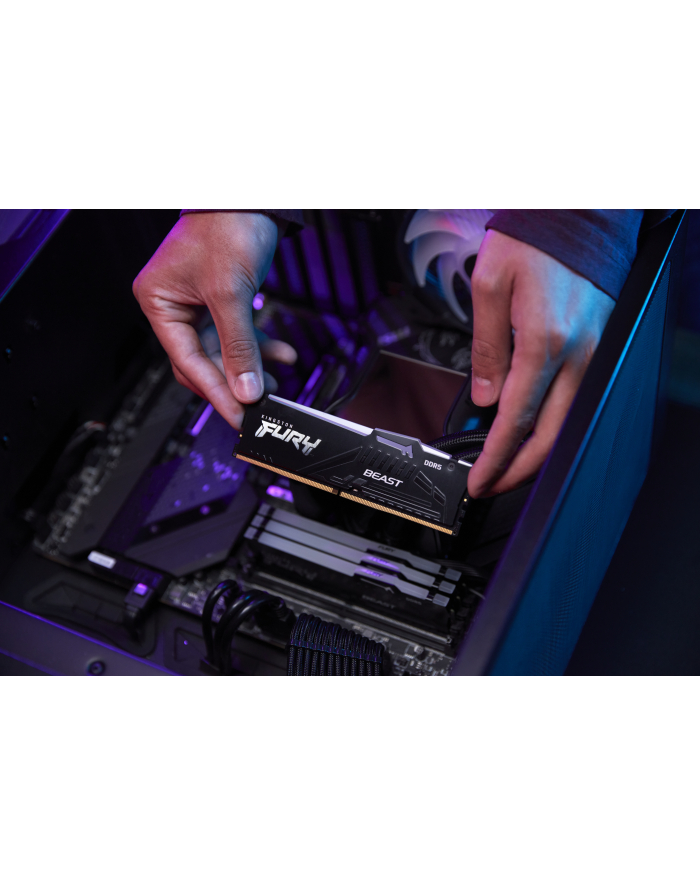 kingston Pamięć DDR5 Fury Beast RGB 64GB(2*32GB)/5600 CL40 główny