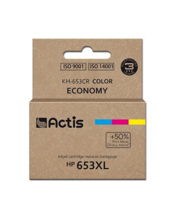 Tusz Actis KH-653CR (zamiennik HP 653XL 3YM74AE; Premium; 18ml; 300 stron; kolorowy) nr 2