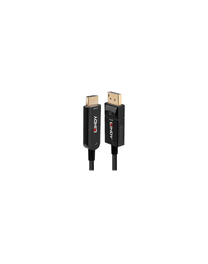 LINDY  38491 KABEL AKTYWNY DISPLAYPORT 1.2 NA HDMI 18G DO 4K UHD- 20M POLSKA GWARANCJA główny