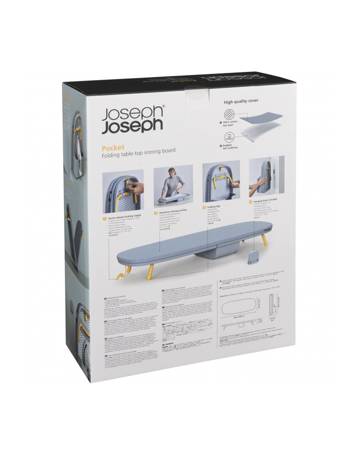 Joseph Joseph Składana Deska Do Prasowania Ubrań Szara Pocket (50009) główny