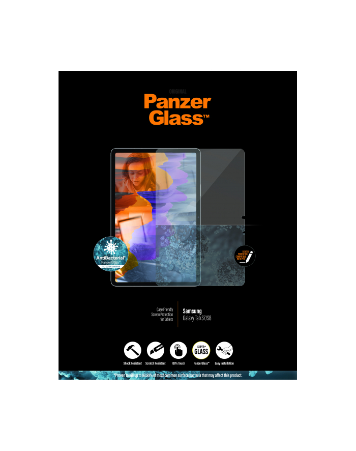 PanzerGlass szkło ochronne Edge-to-Edge na telefon Samsung Galaxy Tab S7 (7241) główny