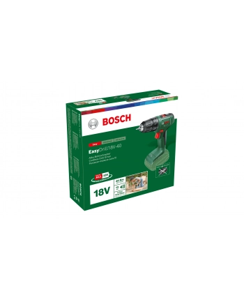 Bosch Easy Drill 18V-40 (wersja bez akumulatora i ładowarki) 06039D8000