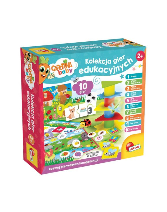 lisciani giochi Caczerwonyina baby Kolekcja gier edukacyjnych 95117 Lisciani główny