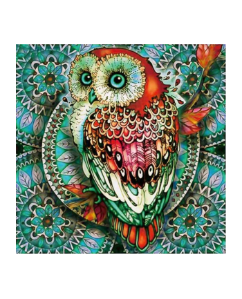 norimpex Mandala 7D Sowa na niebieskiej mandali 30x30cm 1006573