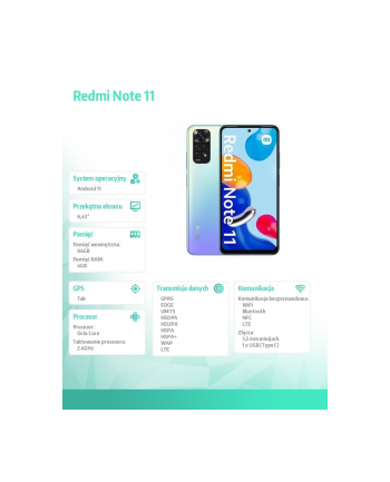 xiaomi Smartfon Redmi Note 11 4/64 Star Blue