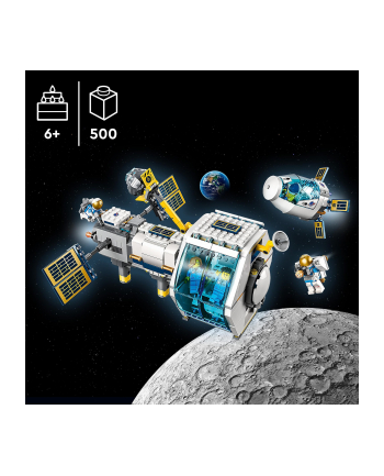 LEGO CITY 6+ Stacja kosmiczna na Księżycu 60349