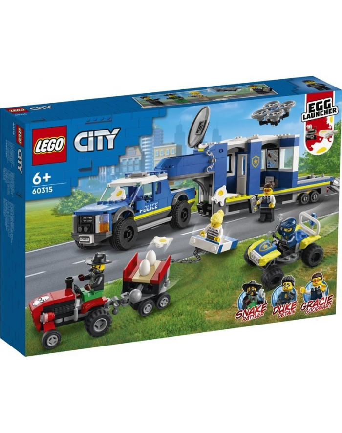 LEGO CITY 6+ Mobilne centrum dowodz.policji 60315 główny