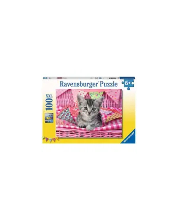 ravensburger RAV puzzle 100 XXL Słodki kotek 12985