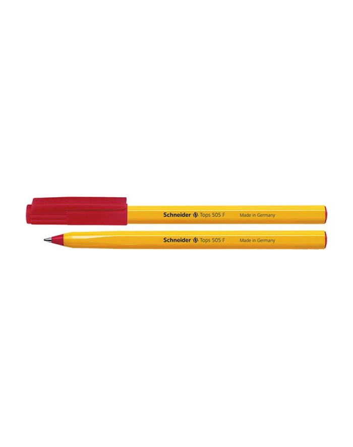 pbs connect Długopis SCHNEID-ER Tops 505 F czerwony p50 cena za 1szt główny