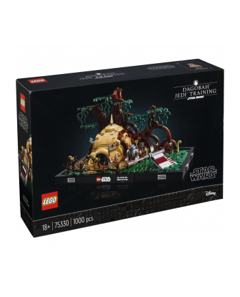 LEGO Star Wars 75330 Diorama: Szkolenie Jedi na Dagobah