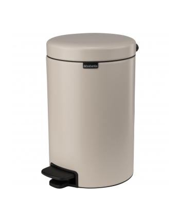 Brabantia Kosz Na Śmieci Pedałowy Newicon 12L Jasnobeżowy (149924)